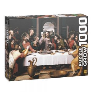 Puzzle Quebra Cabeça 1000 Peças Santa Ceia – Grow