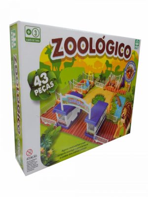 Jogo Zoológico 43 Peças - Nig Brinquedos
