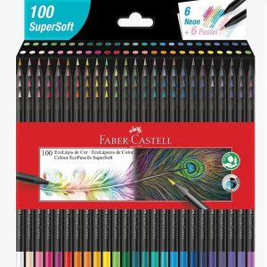 Lápis de Cor SuperSoft 100 Cores - Faber-Castell