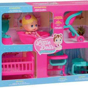 Boneca Little Dolls Casinha - Diver Toys