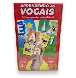 Jogo Aprendendo as Vogais - Grow
