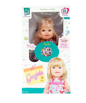 Boneca Graziela Com Cabelo Frases - Super Toys