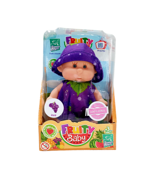 Boneca Bebê Uva Com Cheirinho Fruit Baby - Super Toys