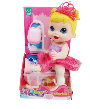 Boneca Bailarina Baby's Collection - Super Toys
