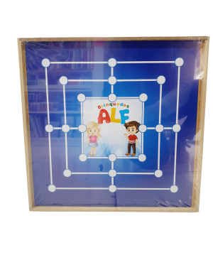 Jogo De Tabuleiro Damas e Trilhas - ALF Brinquedos