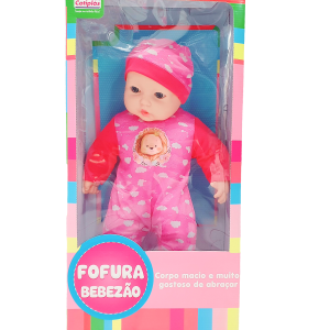 Boneca Bebê Fofura Bebezão - Cotiplás