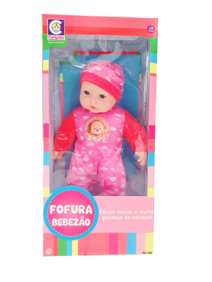 Boneca Bebê Fofura Bebezão - Cotiplás