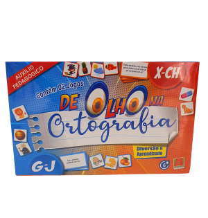 Jogo Pedagógico De Olho na Ortografia X-CH G-J - Algazarra Brinquedos