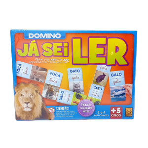 Puzzle Dominó Já Sei Ler - GROW