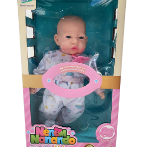 Boneca Neném Nanando Reborn Sons de Bebê  - Super Toys