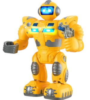 Robô Solar Com Luz Som Movimento - Dm Toys