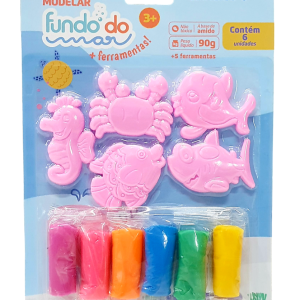 Massinha de modelar Fundo do Mar - Leo & Leo