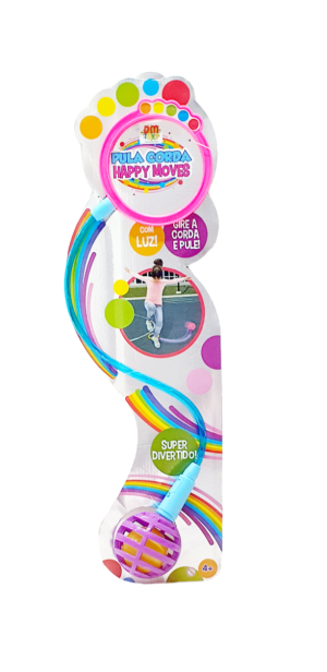 Pula Corda Happy Moves Com Luz - Dm Toys