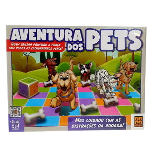 Jogo De Tabuleiro Aventura Dos Pets - Grow