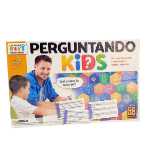 Jogo de Tabuleiro Perguntando Kids - Grow