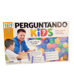 Jogo de Tabuleiro Perguntando Kids - Grow