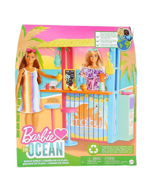 Barbie The Ocean Malibu Quiosque Na Praia - Mattel