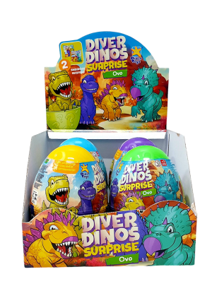 Ovo Diver Dino Surpresa Massinha De Modelar - Diver Toys