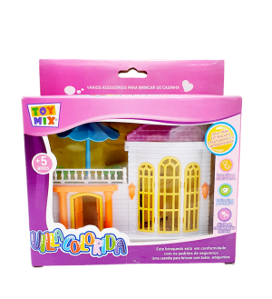 Brinquedo Casinha Villa Colorida - Toy Mix