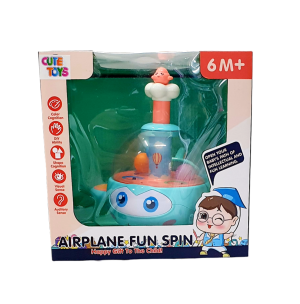 Brinquedo Infantil Giro Divertido De Avião - Cute Toys