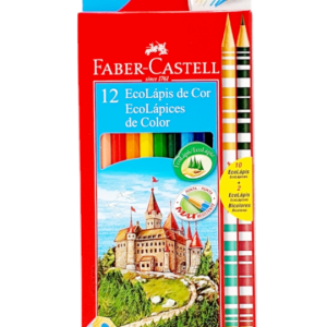 Lápis De Cor EcoLápices 12 Cores + 2 Bicolores - Faber-Castell