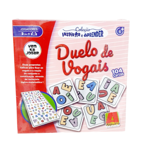Jogo Educativo Duelo De Vogais - Algazarra Brinquedos