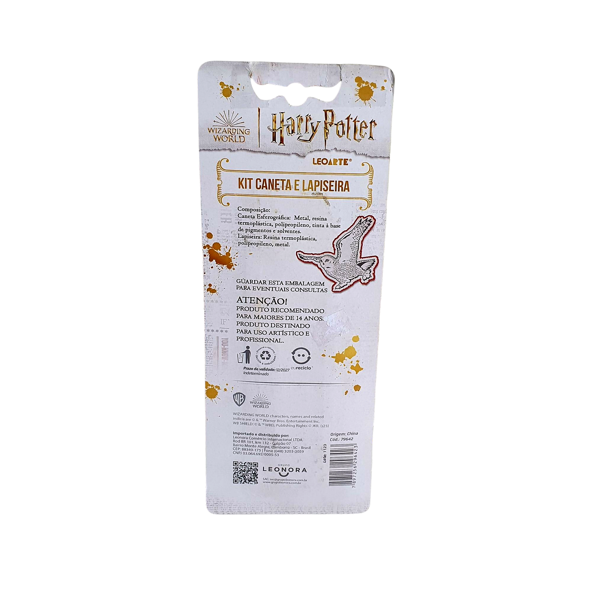 Kit Caneta e Lapiseira Harry Potter - Leo Arte Kit Caneta e Lapiseira Harry Potter - Leo Arte