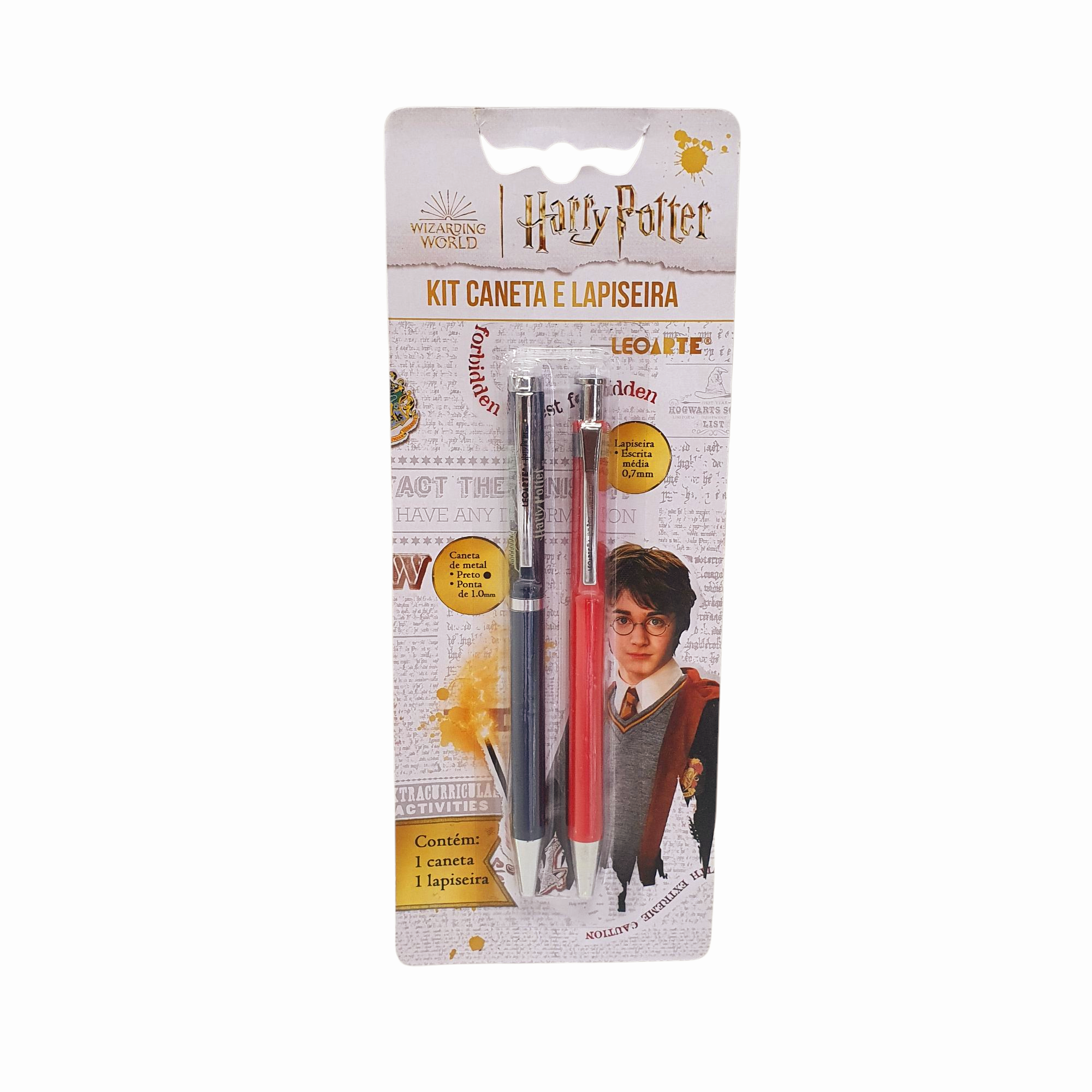 Kit Caneta e Lapiseira Harry Potter - Leo Arte Kit Caneta e Lapiseira Harry Potter - Leo Arte