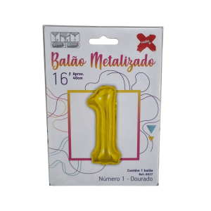 Balão Metalizado Números