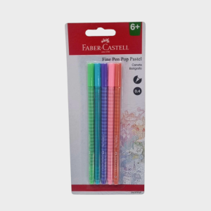 Caneta Fine Pen Pop Pastel 0.4mm - Faber-Castell