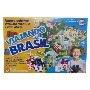 Jogo Viajando Pelo Brasil - Toia Brinquedos