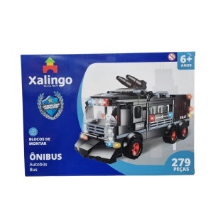Blocos de Montar Ônibus Operações Especiais - Xalingo Brinquedos