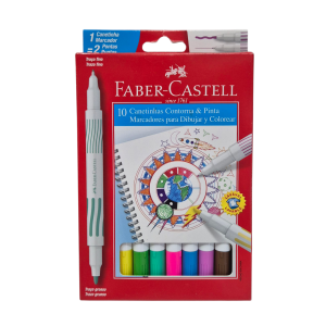 Canetinha Hidrográfica Contorna & Pinta - Faber-Castell