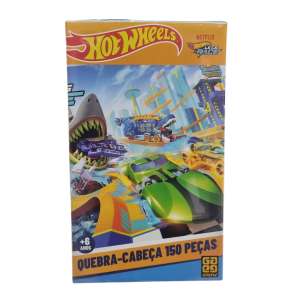 Quebra-Cabeça Hot Wheels 150 Peças - Grow