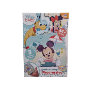 Quebra-Cabeça Progressivo Mickey Mouse - Novo Papel