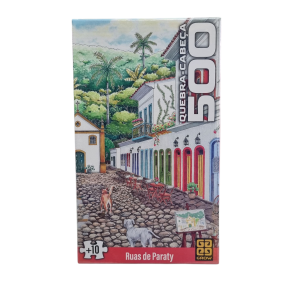 Quebra-Cabeça Ruas de Paraty 500 Peças - Grow