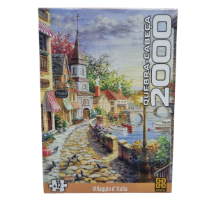 Quebra‑Cabeça Villaggio D’Italia 2000 Peças - Grow