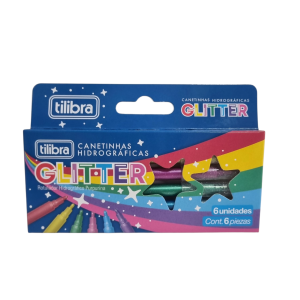 Canetinhas Hidrográficas Glitter - Tilibra