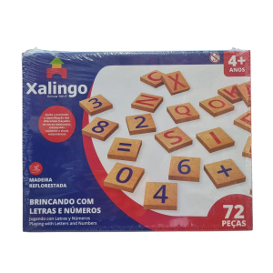 Jogo Brincando com Letras e Números - Xalingo Brinquedos