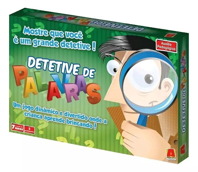 Jogo Detetive de Palavras - Algazarra Brinquedos Jogo Detetive de Palavras - Algazarra Brinquedos