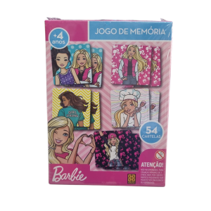 Jogo da Memória 54 Cartelas Barbie - Grow
