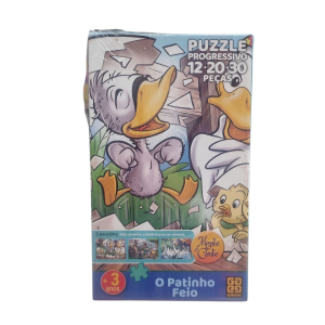 Quebra-Cabeça Progressivo O Patinho Feio - Grow