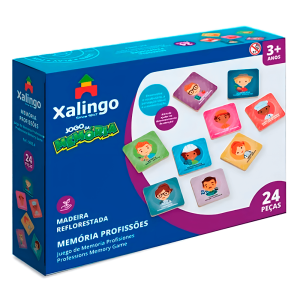 Jogo da Memória Profissões - Xalingo Brinquedos