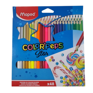 Lápis de Cor Color’Peps Star 48 Cores - Maped