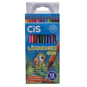Lápis de Cor Eco 12 Cores - Cis