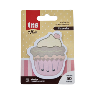 Notinhas Autoadesivas Cupcake 50 Folhas - Tris