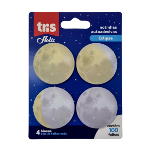 Notinhas Autoadesivas Eclipse 100 Folhas - Tris