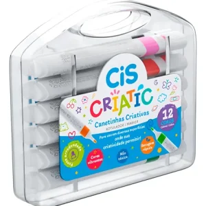 Marcador Criativo Criatic 12 Cores - Cis