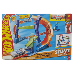 Pista Hot Wheels Stunt Tracks Campeão de Salto Corkscrew - Mattel