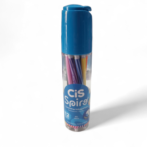 Caneta Hidrográfica Spiro 12 Cores Pote - CiS